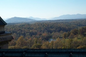 View of Smokies from Biltmore Estate